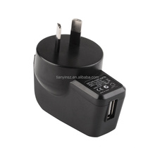 Efficiency level VI usb charger au plug  5v 0.5a 1a 2a 2.4a with RCM 3 years warranty